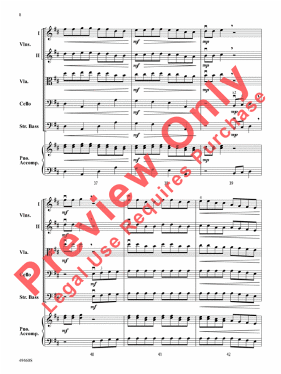 Resilience String Orchestra scores gallery preview page 9