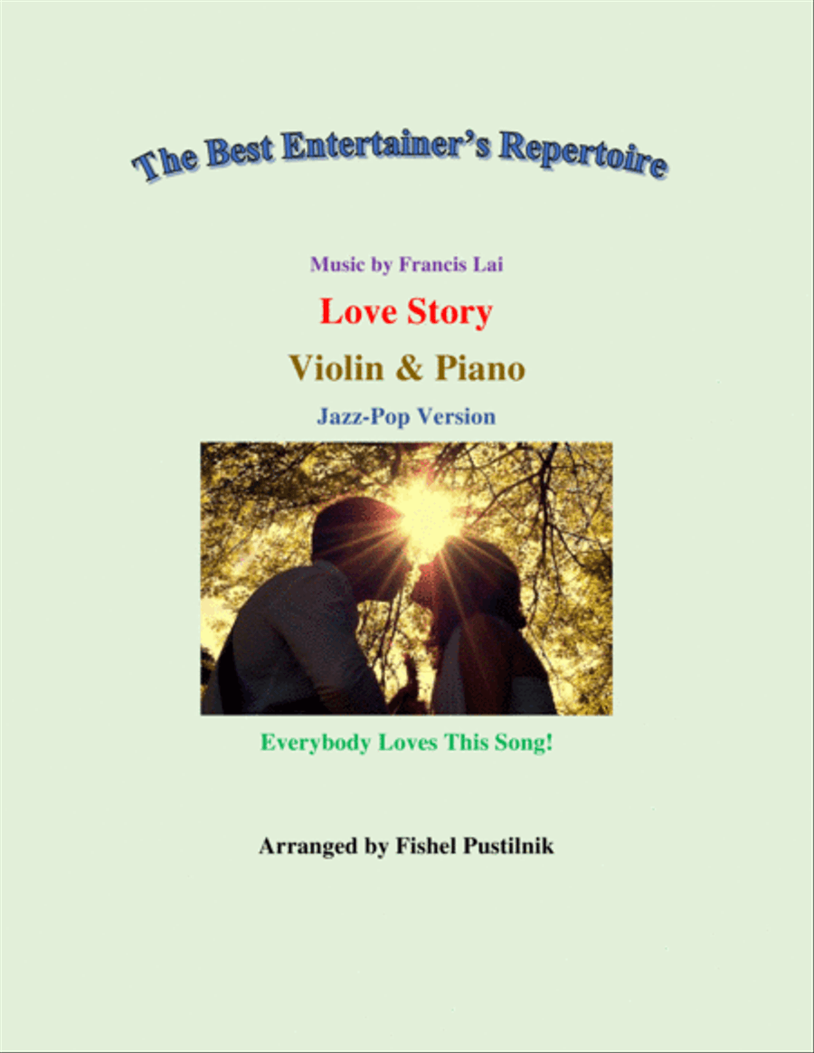 Love Story Violin Solo scores gallery preview page 1