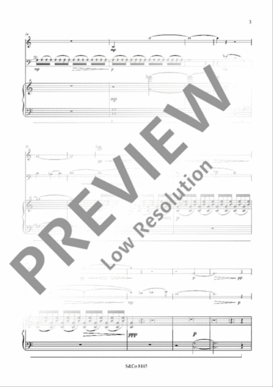 Lauda (con Sordino) Lauda (con Sordino) Cello scores gallery preview page 4