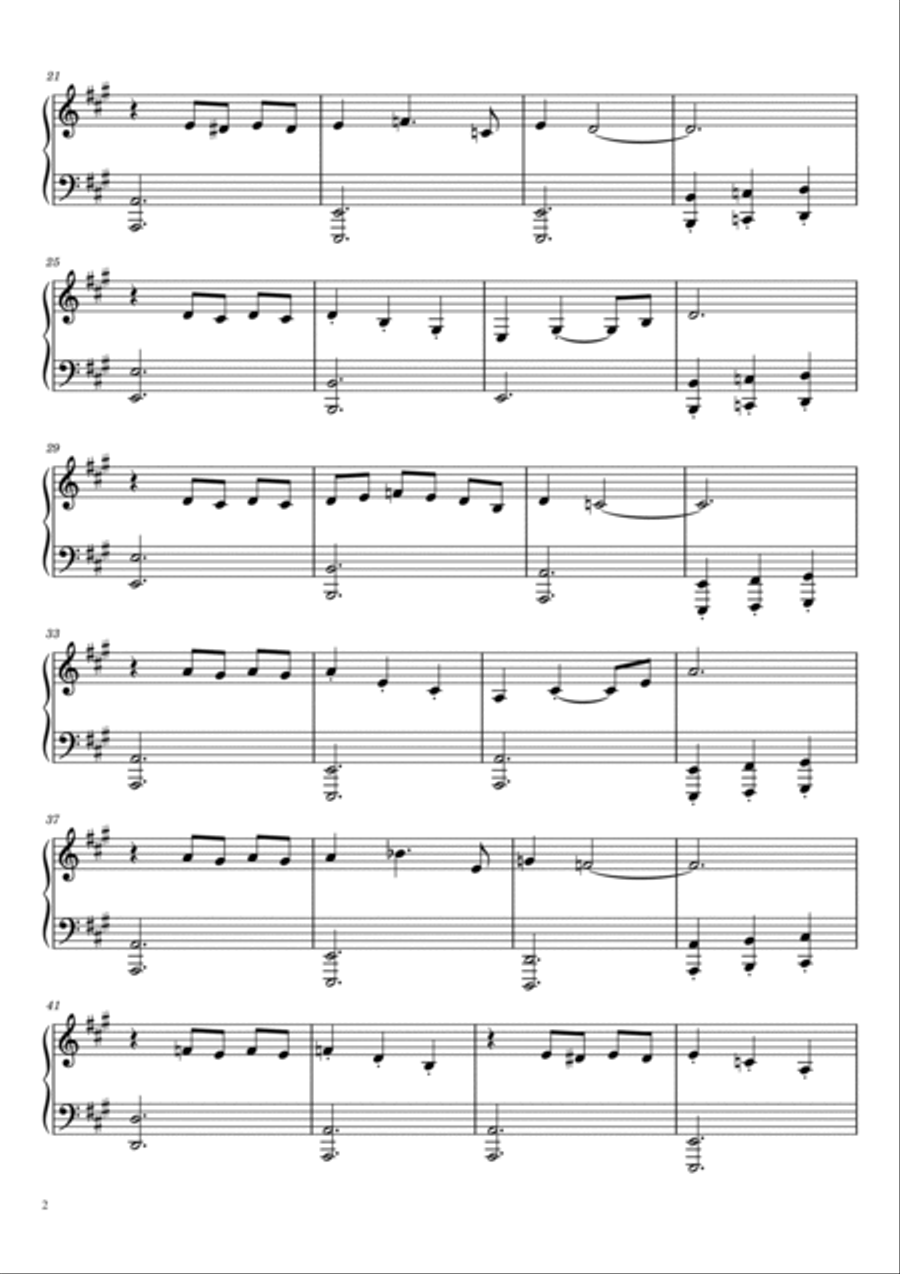 Good Omens (theme) Good Omens (theme) Piano Solo scores gallery preview page 2