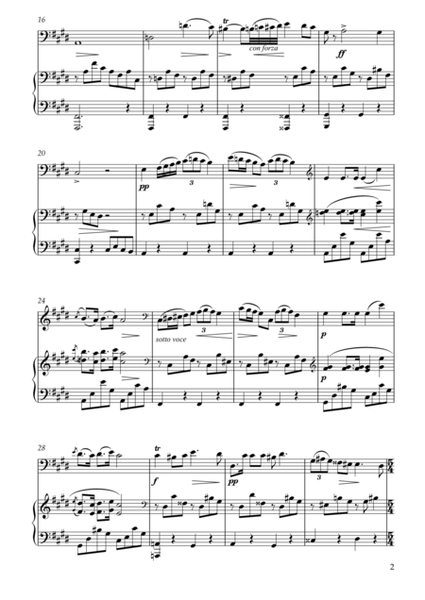 Nocturne in C# Minor Op. Poth (KK IVa-11/BI-49) for Violoncello & Piano image number null