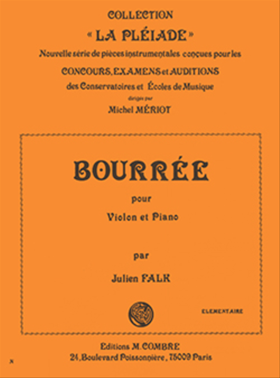 Bourree Violin Solo scores gallery preview page 1