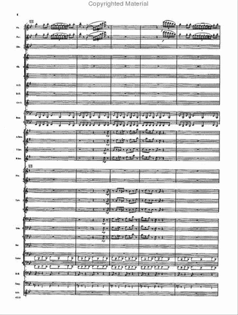 Selections from the Nutcracker Suite Concert Band scores gallery preview page 4
