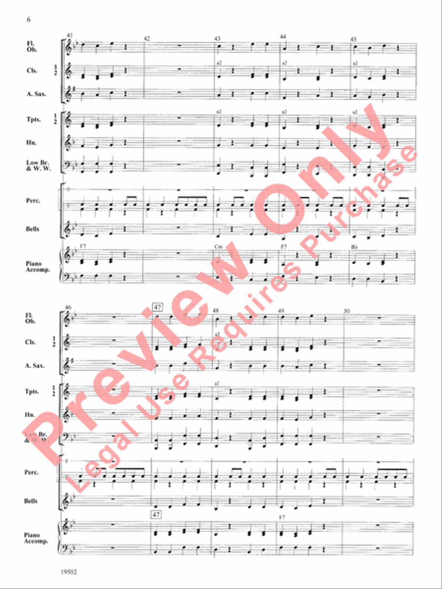 Mary Ann Concert Band scores gallery preview page 7