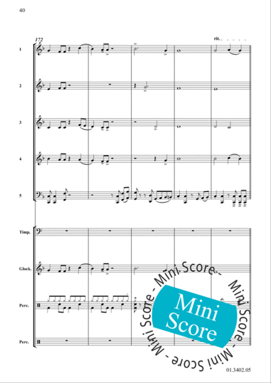 The Great Beethoven Bonanza Concert Band scores gallery preview page 44