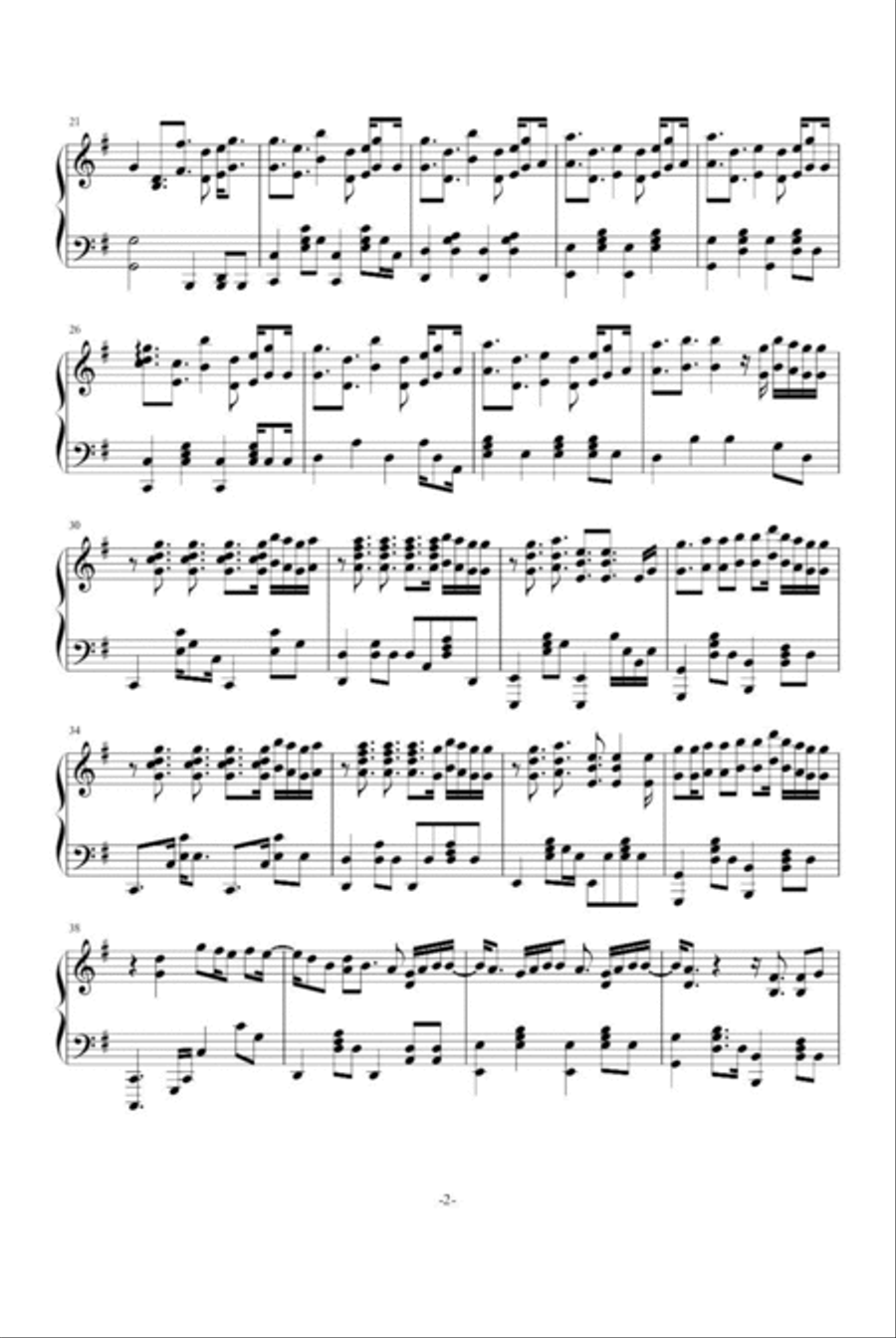 Don't Wanna Know Don't Wanna Know Piano Solo scores gallery preview page 2
