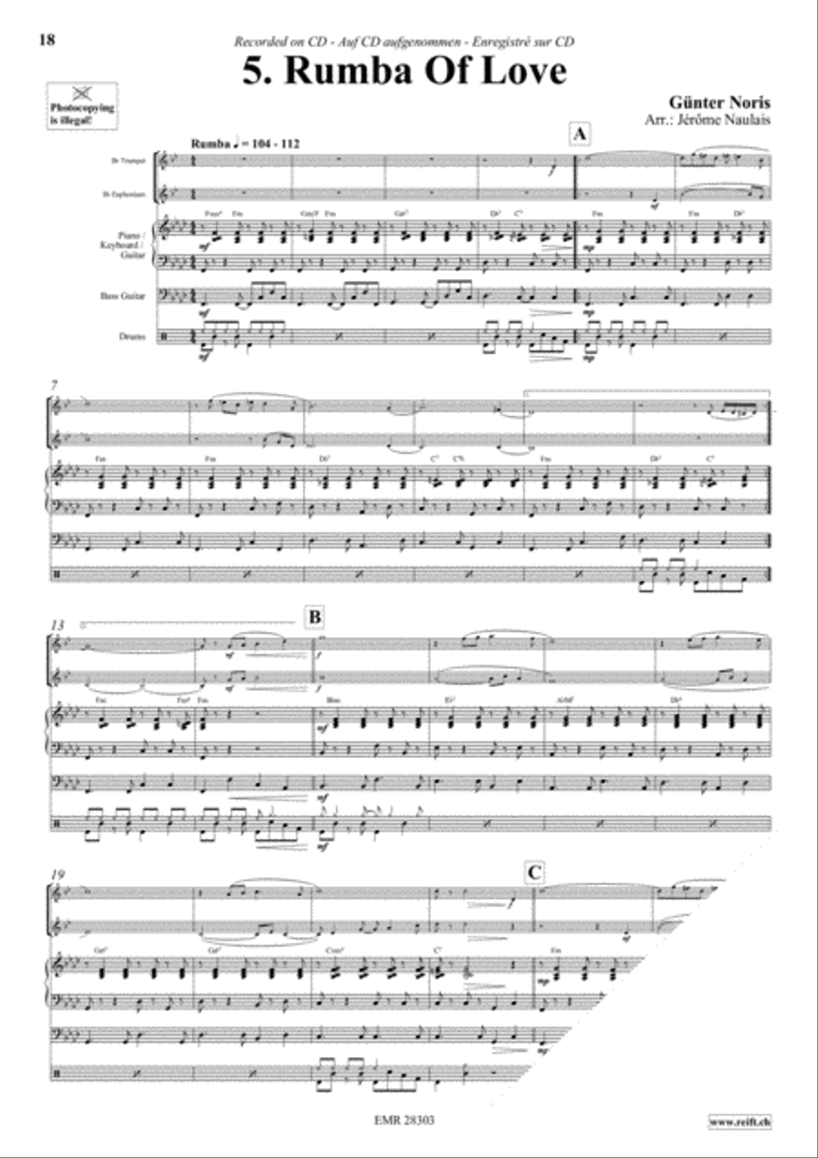 Let's Dance Volume 4 Let's Dance Volume 4 Brass Ensemble scores gallery preview page 7