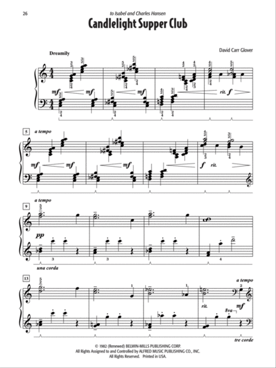 David Carr Glover's Favorite Solos, Book 2 Piano Method scores gallery preview page 4
