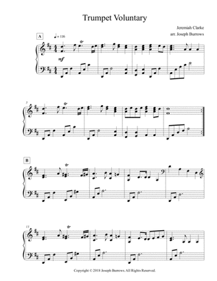 Trumpet Voluntary by Jeremiah Clarke - Piano Solo