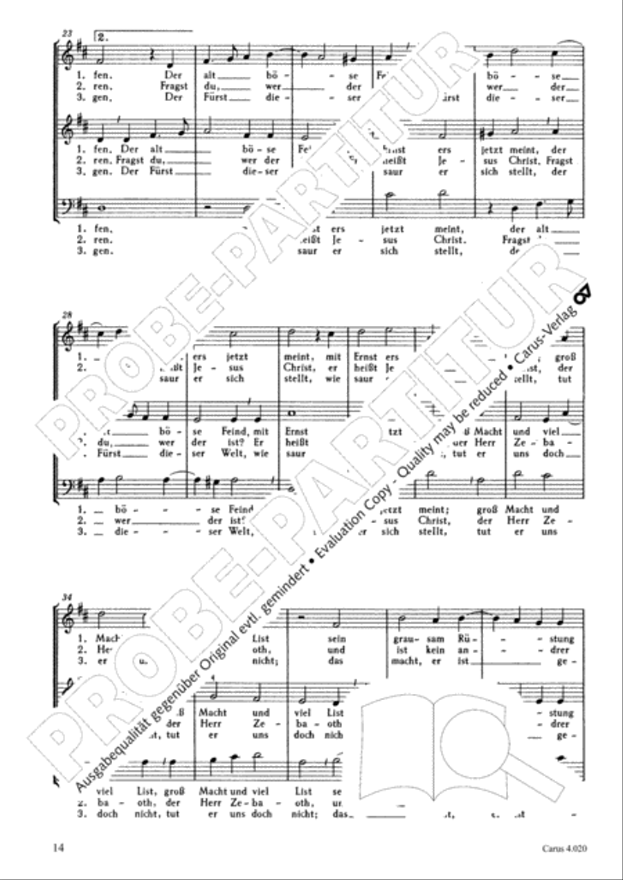 Calvisius: Tricinia. Psalmen und Motetten zu drei Stimmen Choir scores gallery preview page 15