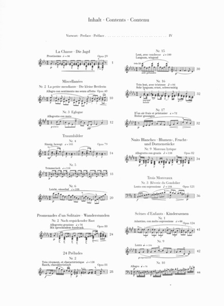 Selected Piano Works – Character Pieces