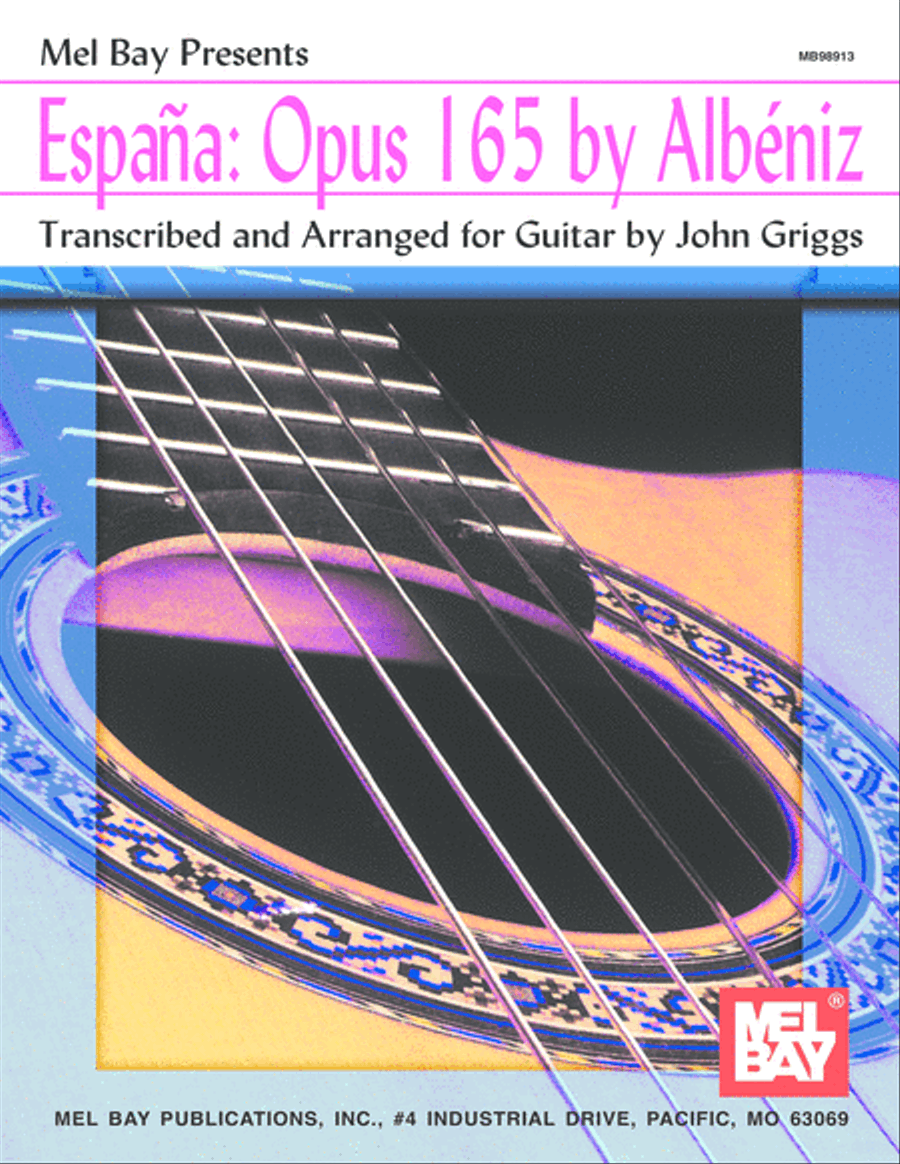 Espana: Opus 165 by Albeniz Acoustic Guitar scores gallery preview page 1