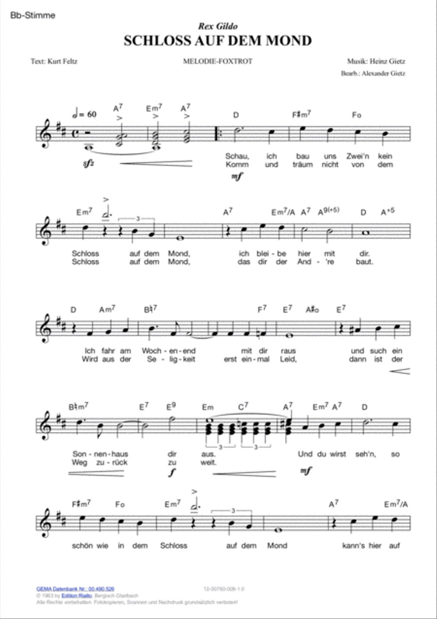 Schloss auf dem Mond Voice scores gallery preview page 4