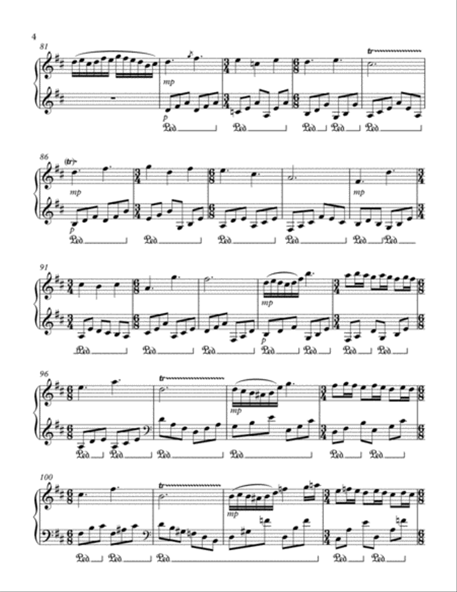Serenade in b minor Piano Method scores gallery preview page 4