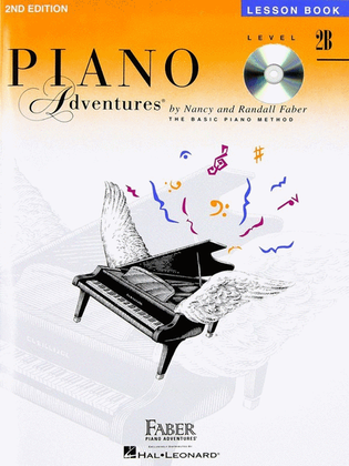 Book cover for Piano Adventures Lesson Book 2B Book/CD 2Nd Ed