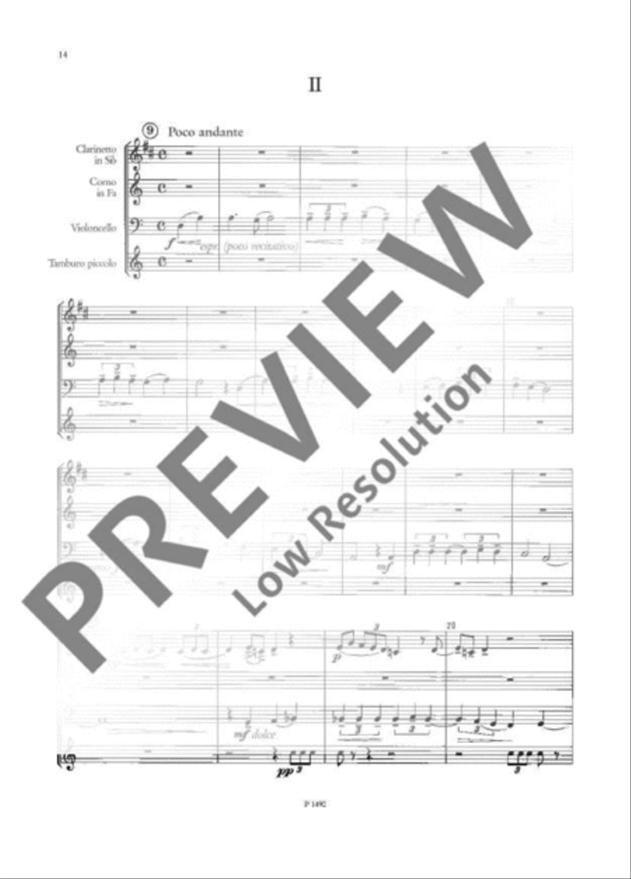 Quartet Clarinet scores gallery preview page 15