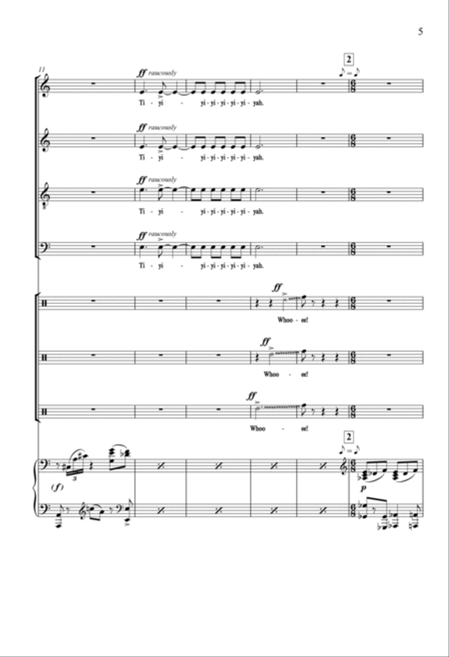The Settling Years 4-Part scores gallery preview page 5