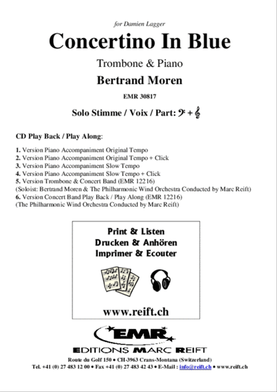 Concertino In Blue Piano Accompaniment scores gallery preview page 2