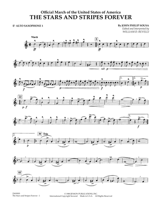 The Stars and Stripes Forever - Eb Alto Saxophone 1
