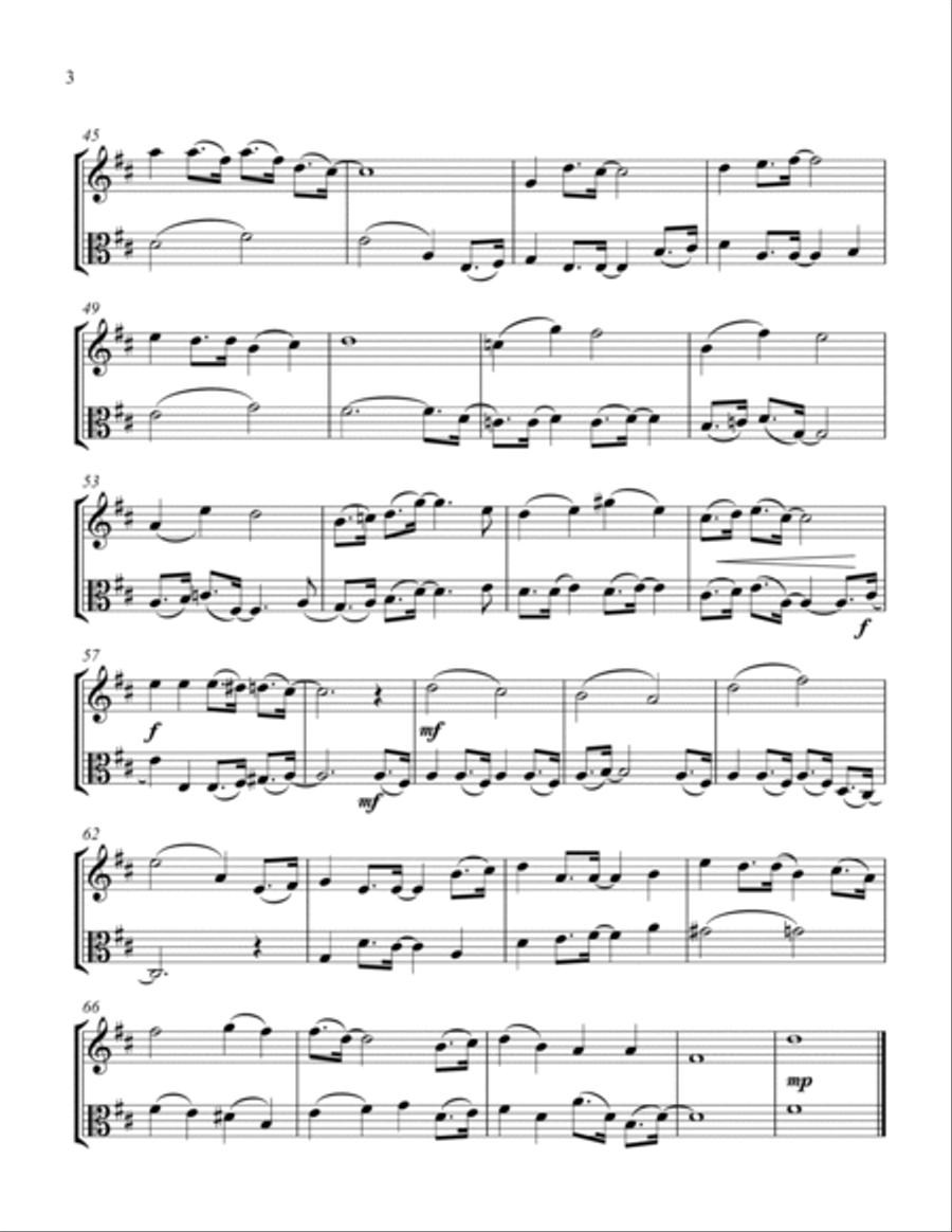 A Marshmallow World String Duet scores gallery preview page 4