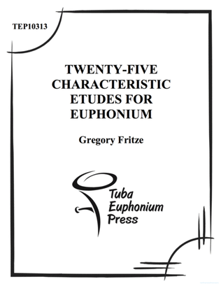 Book cover for Twenty-five Characteristic Etudes