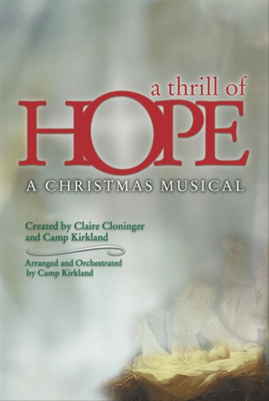 A Thrill Of Hope - Accompaniment CD (split) Choir scores gallery preview page 1