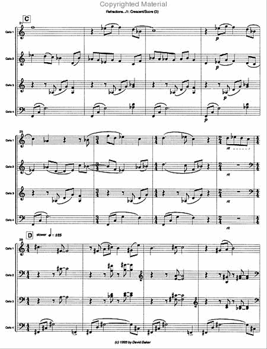 Refractions Refractions Set of Parts scores gallery preview page 4