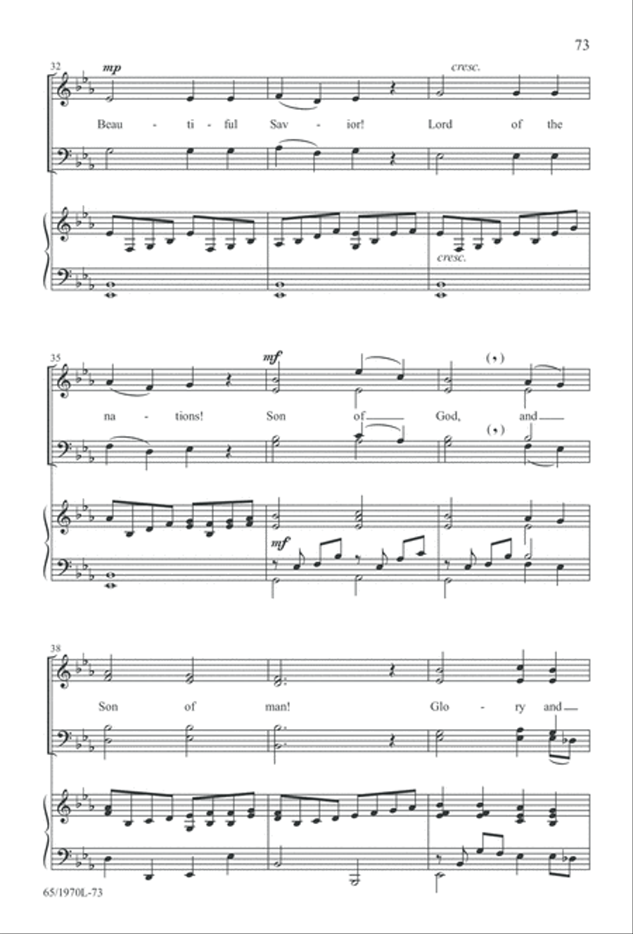 A Great and Mighty Wonder 4-Part scores gallery preview page 74