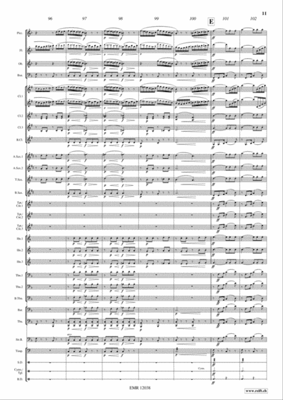 Die schone Galathee Die schone Galathee Concert Band scores gallery preview page 12