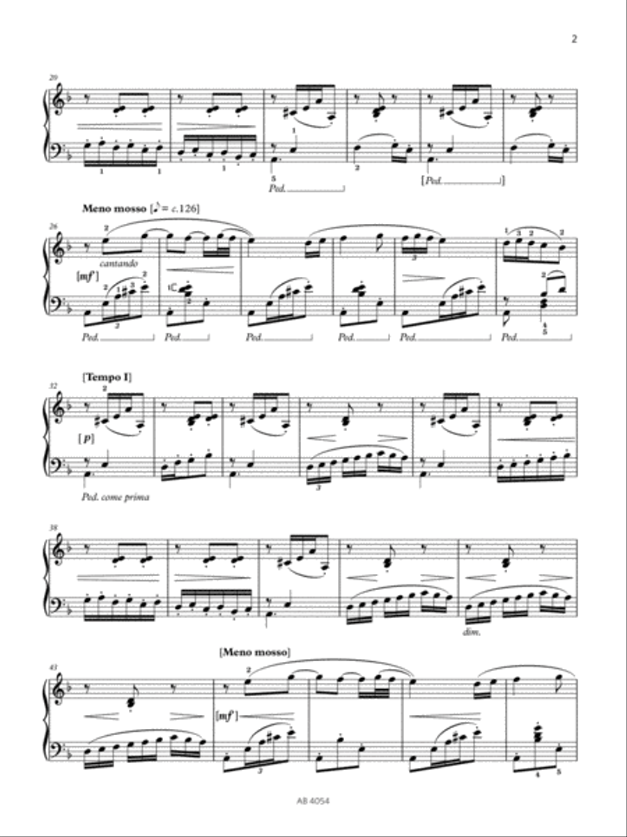 Rumores de La Caleta (Grade 8, list C1, from the ABRSM Piano Syllabus 2023 & 2024) Piano Method scores gallery preview page 2