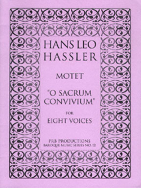 Motet, 'O sacrum convivium' (score)