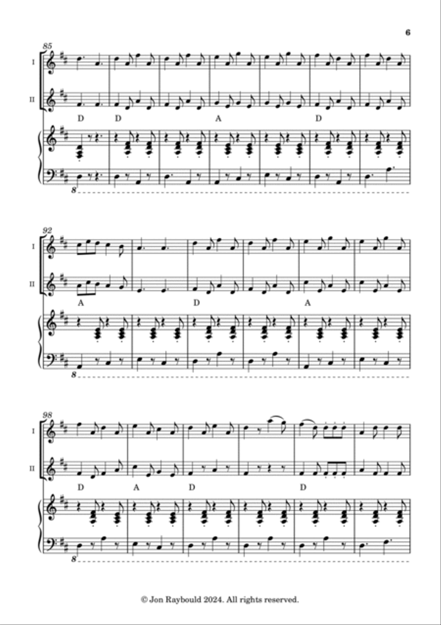 3 Postcards from Ireland 3 Postcards from Ireland Flute Duet scores gallery preview page 6