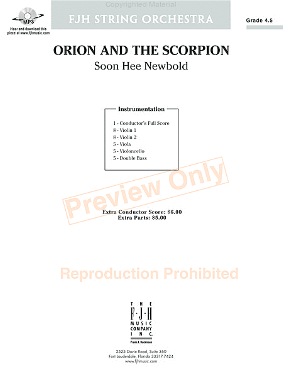 Orion and the Scorpion String Orchestra scores gallery preview page 2