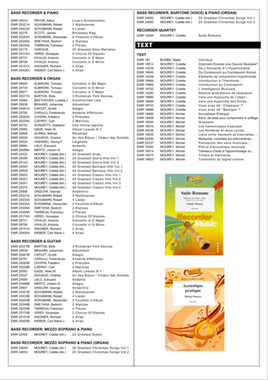 La Rejouissance Bass Recorder scores gallery preview page 4