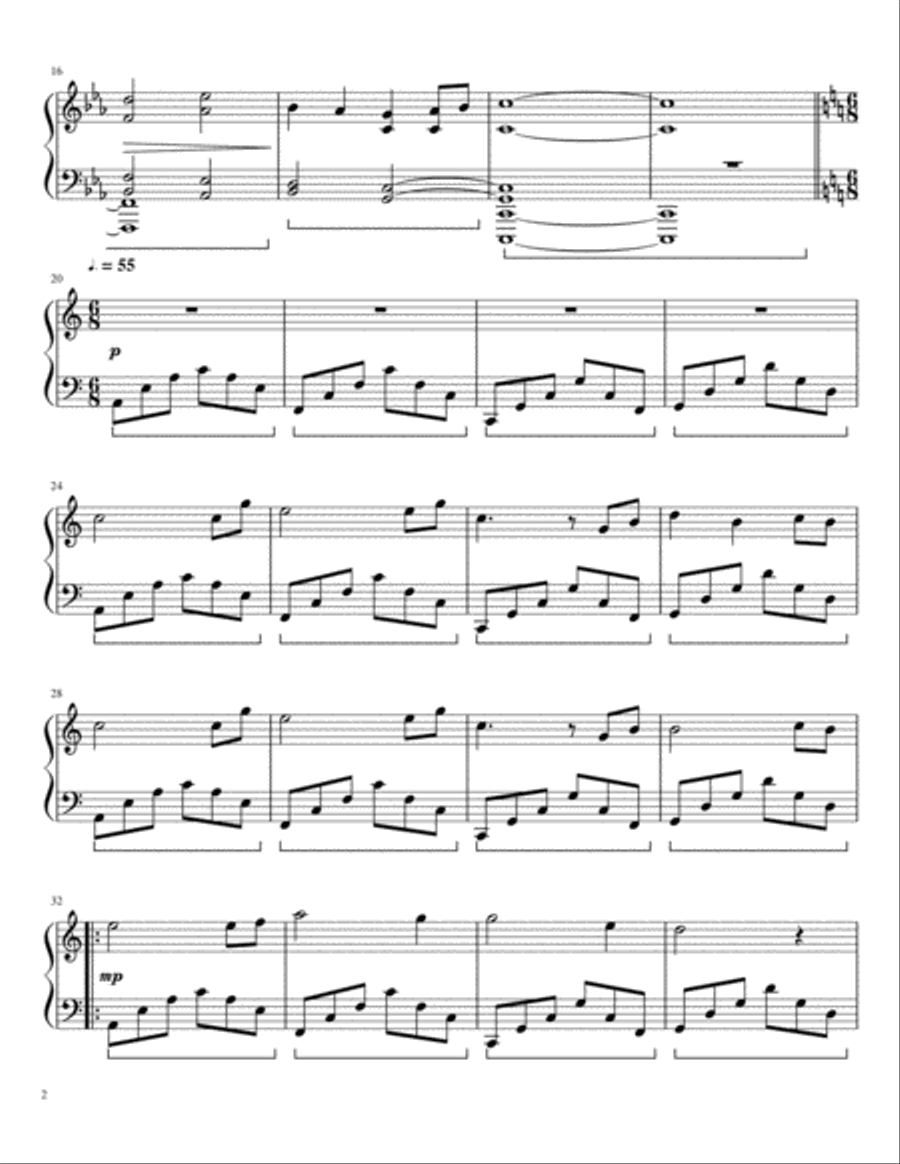 Celtic Canticle Celtic Canticle Piano Solo scores gallery preview page 2
