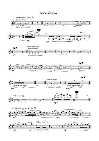 Escenas argentinas for Bass Clarinet Solo