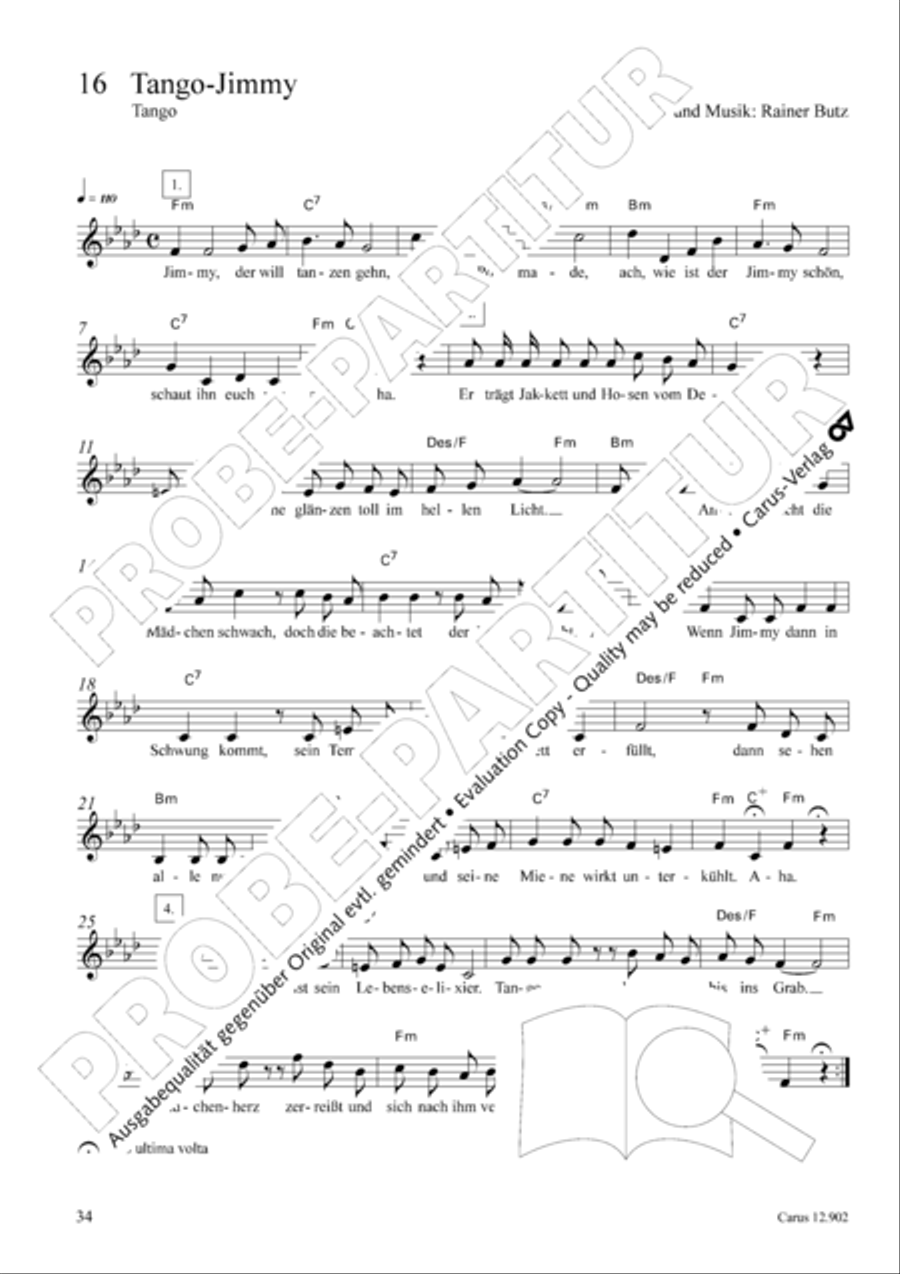 Gute-Laune-Kanons Gute-Laune-Kanons 4-Part scores gallery preview page 35
