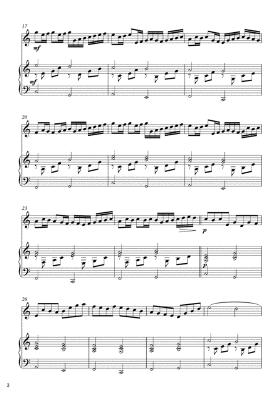 10 Wedding Songs For Violin & Piano Violin Solo scores gallery preview page 4