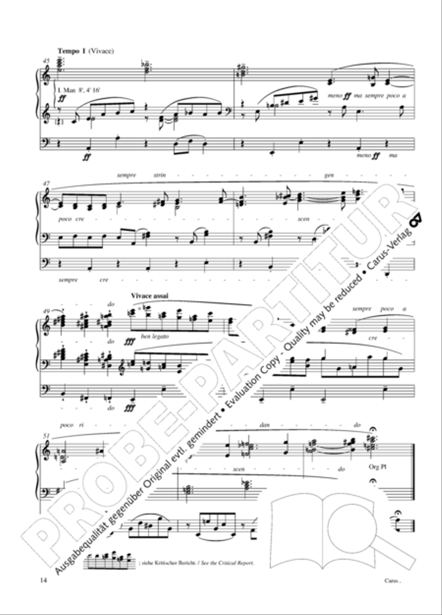12 Stucke, Op. 59 Heft 1 12 Stucke, Op. 59 Heft 1 Organ Solo scores gallery preview page 15