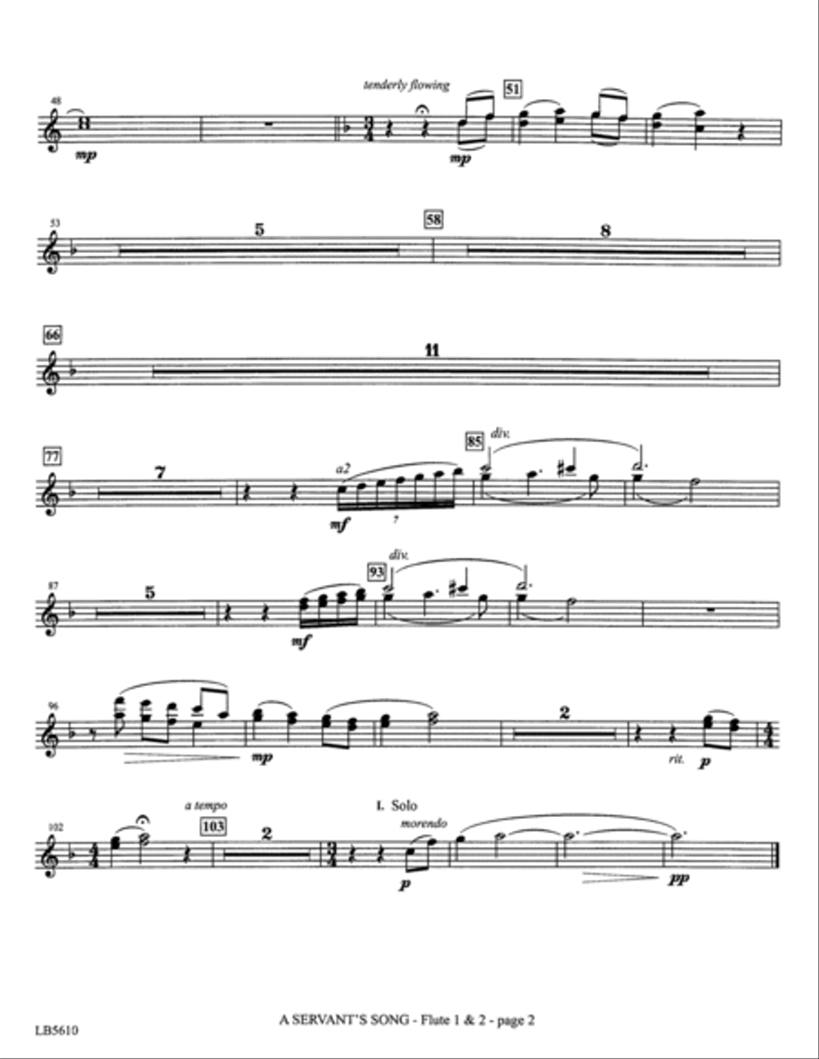 Colors of Grace - Lessons for Lent (New Edition) (Orchestra Accompaniment) - Flute 1 & 2 Choir scores gallery preview page 5