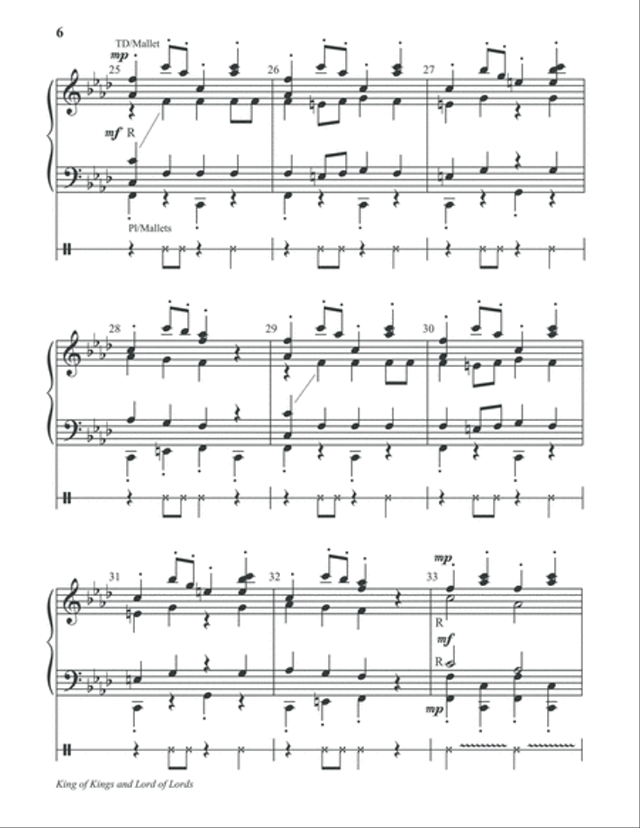 King of Kings and Lord of Lords 5-Octaves scores gallery preview page 5