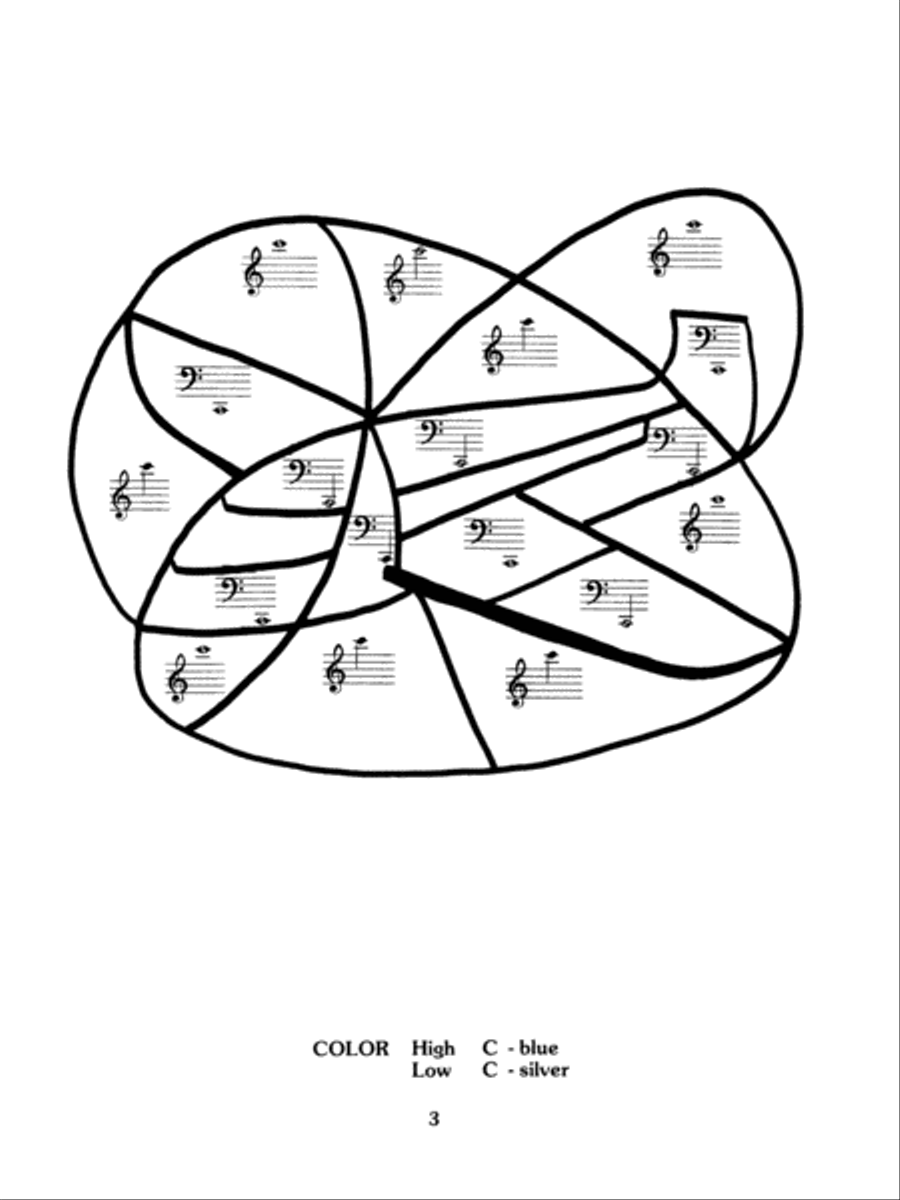 Color by Note, Book 2 Piano Method scores gallery preview page 3