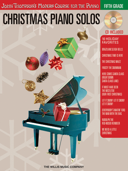 Christmas Piano Solos - Fifth Grade (Book/CD Pack)