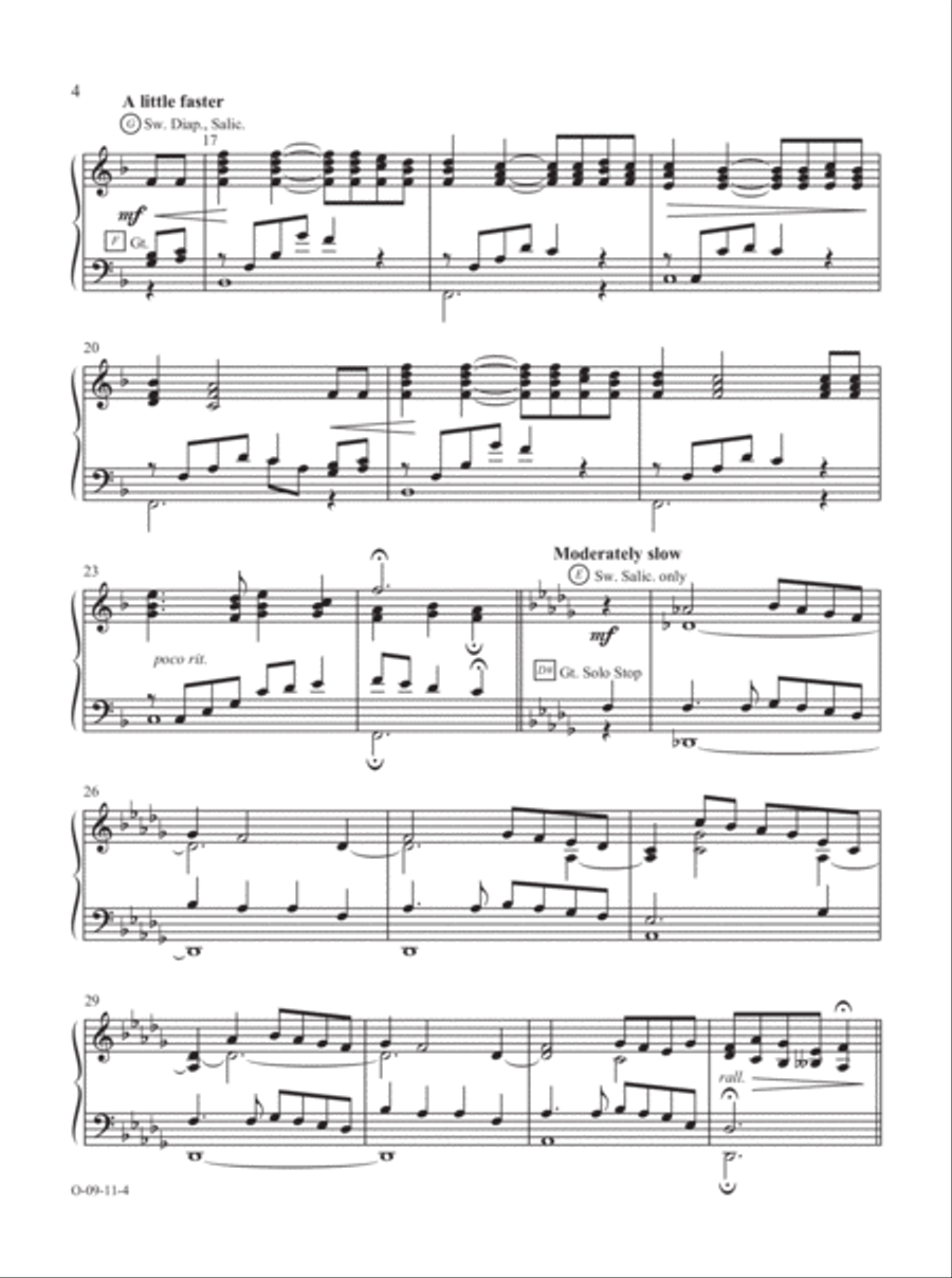 Easy Organ Library, Vol. 52 Organ scores gallery preview page 2