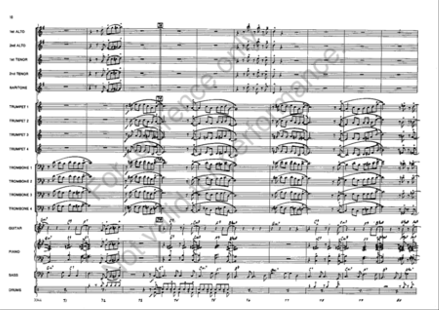 Good Times in Santiago Good Times in Santiago Jazz Ensemble scores gallery preview page 9