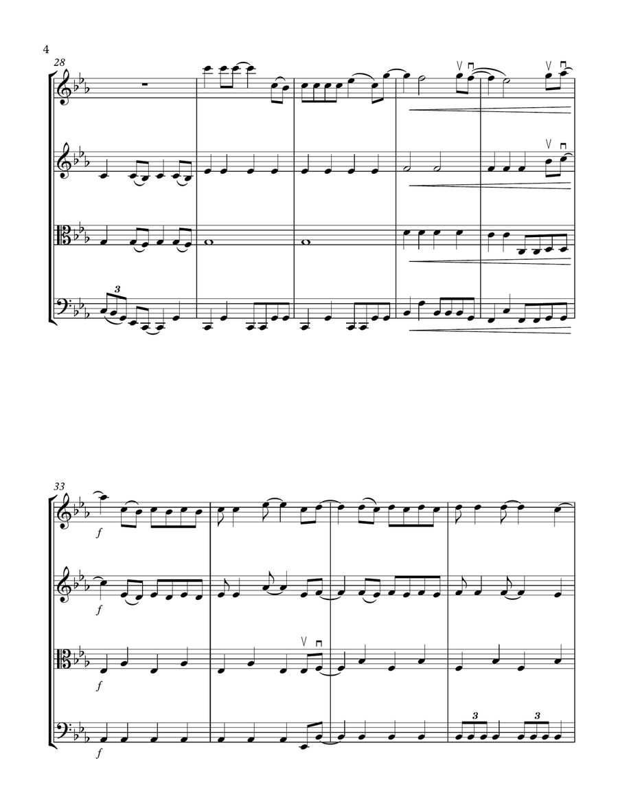 Detroit Rock City String Quartet scores gallery preview page 4