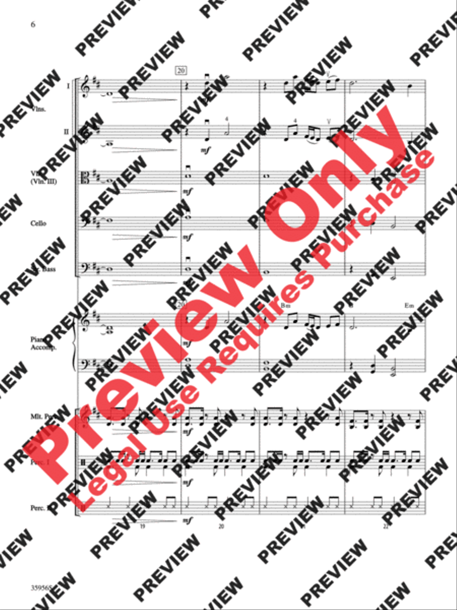 African Adventure African Adventure String Orchestra scores gallery preview page 7