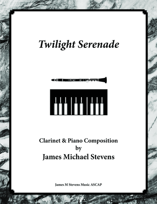 Book cover for Twilight Serenade - Clarinet & Piano