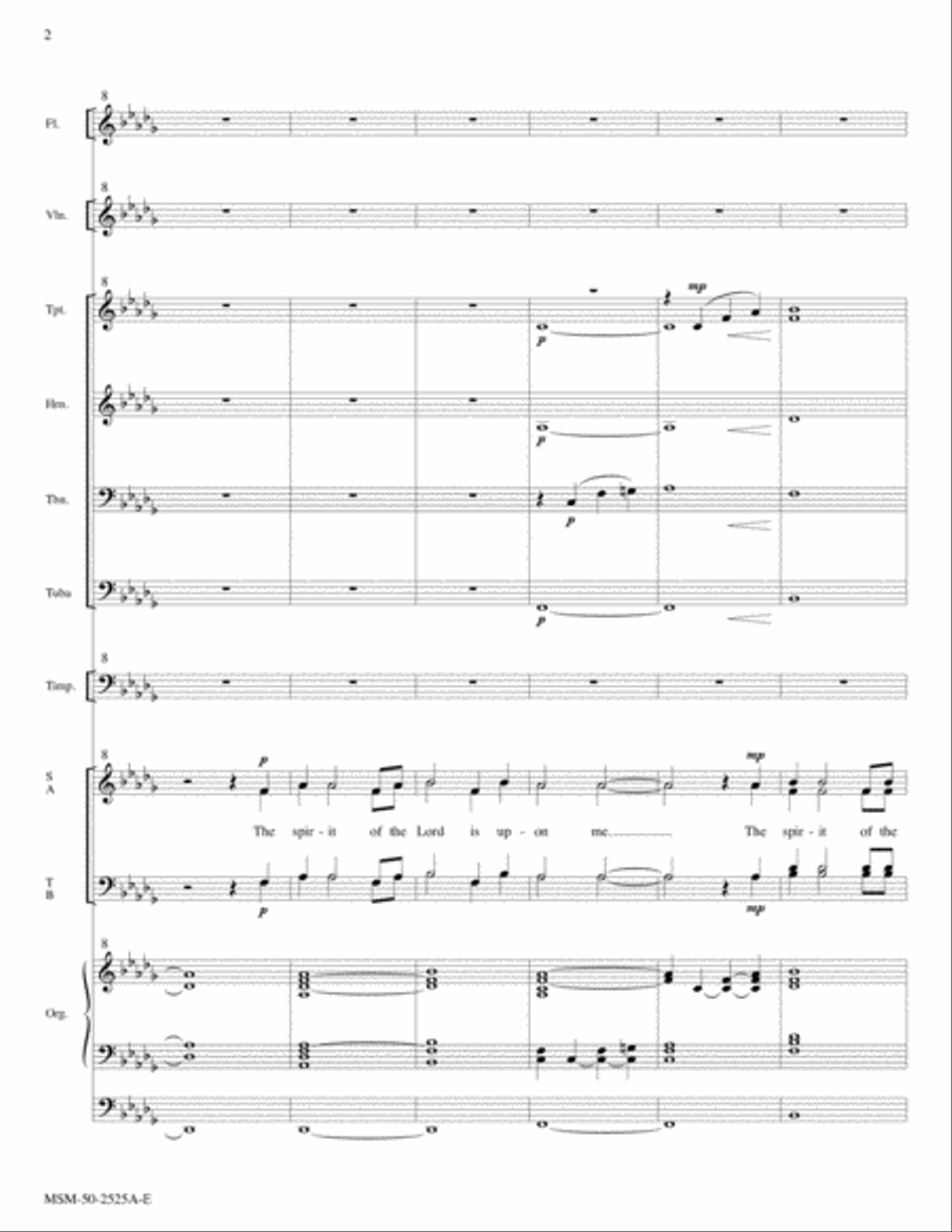The Spirit of the Lord Choir scores gallery preview page 2