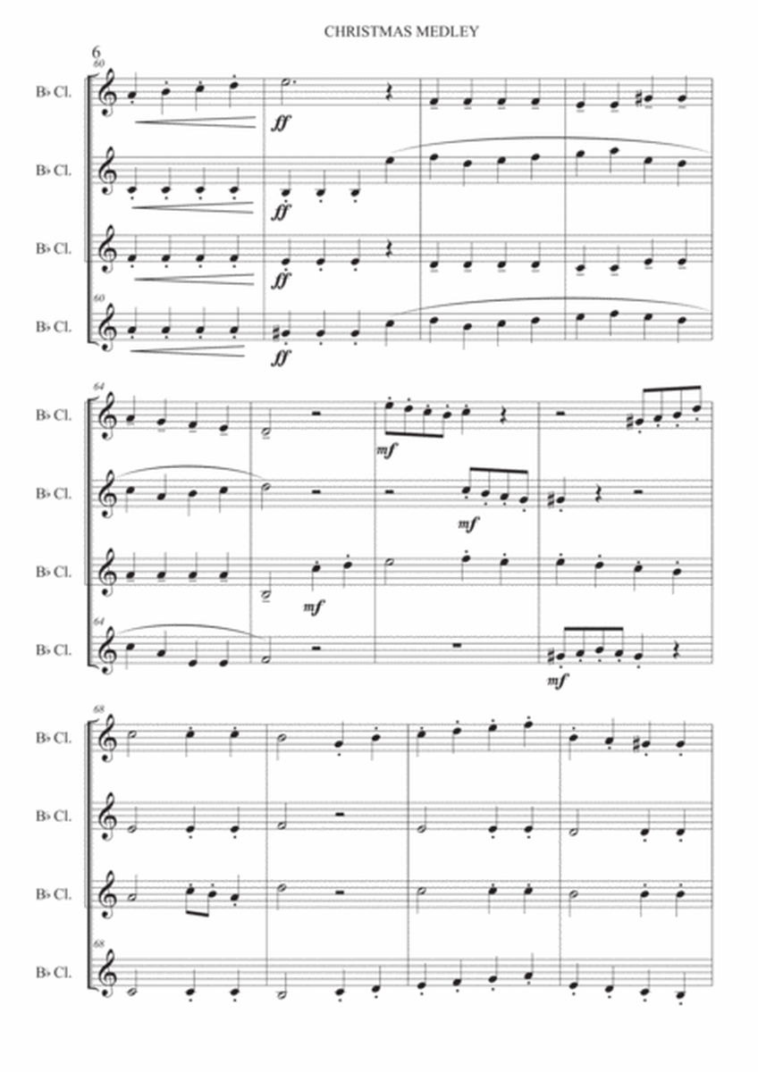 Christmas medley - Clarinet quartet image number null